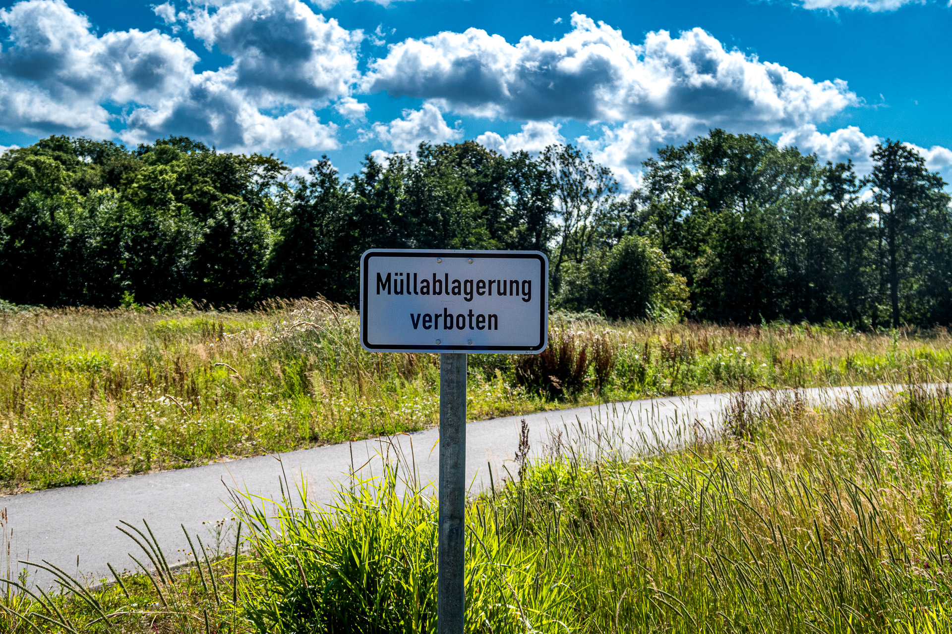 Müllablagerung verboten